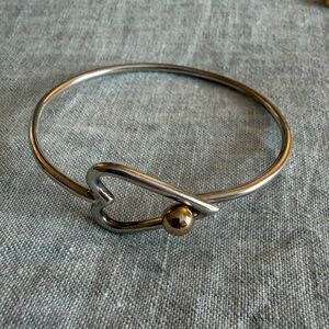 Elegant Silver and Gold Women's Bracelet